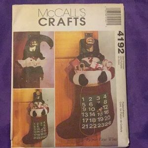Patterns 3/$10 McCall’s crafts 4192